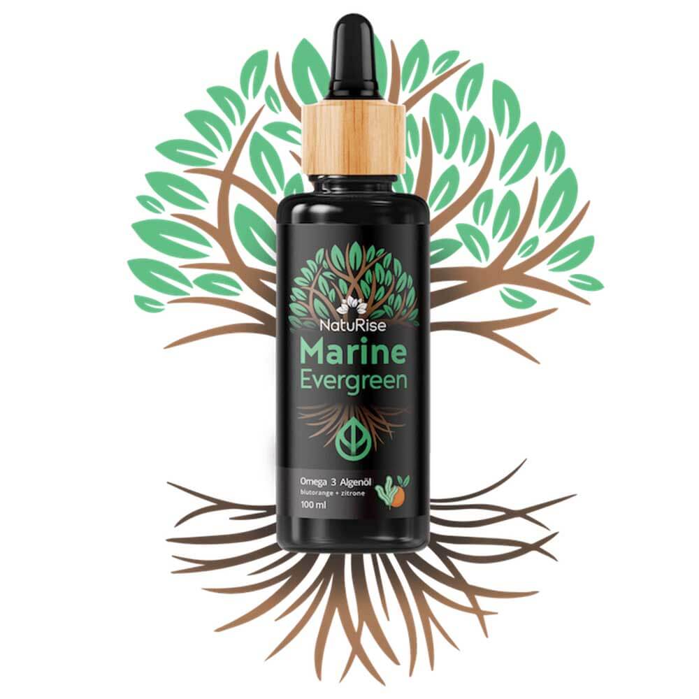 NatuRise Omega 3 olej z mořských řas 100 ml Vegan