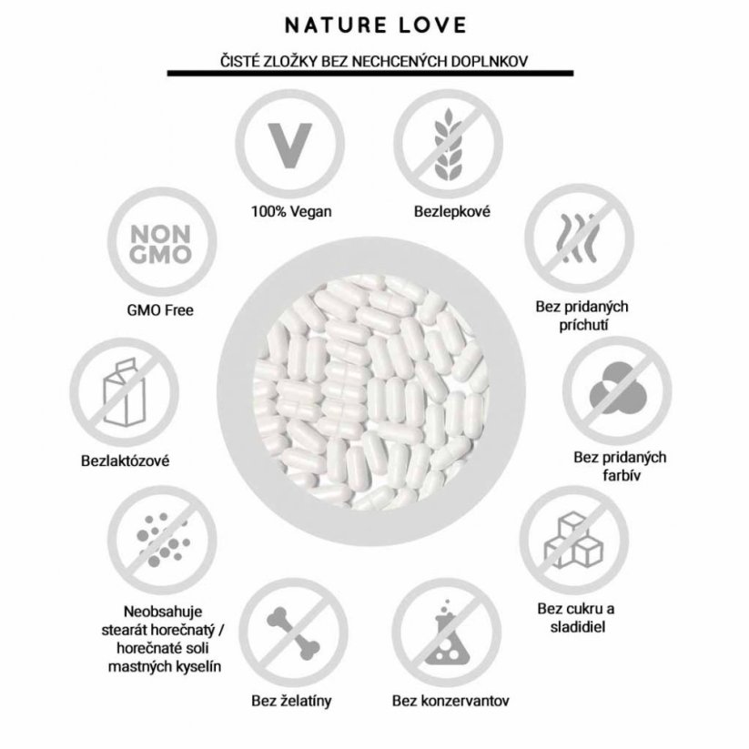 Nature Love Željezov bisglicinat 20mg + vitamin C 40mg 60 tableta