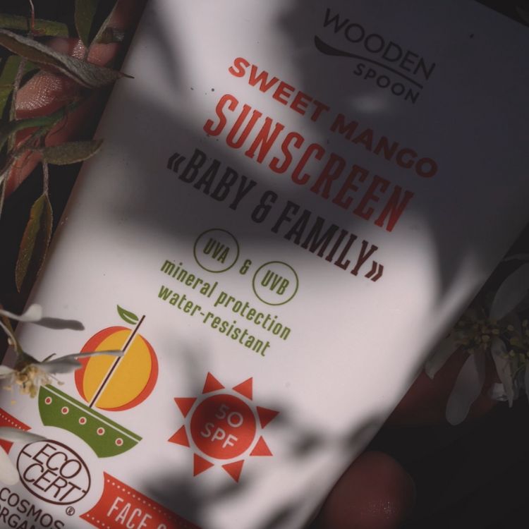 Losion za sunčanje tijela Mango Baby & Family SPF50 Wooden Spoon 150 ml