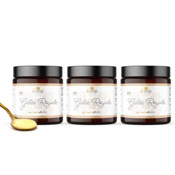 3 balenia Bedrop Royal Jelly Bio včelia materská kašička čerstvá, 100g