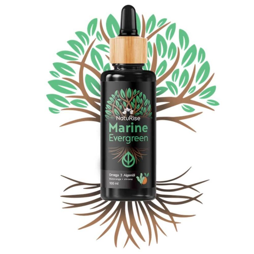 NatuRise Omega 3 olej z mořských řas 100 ml Vegan