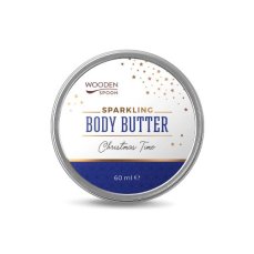 Tělové máslo se třpytkami Wooden Spoon 60ml