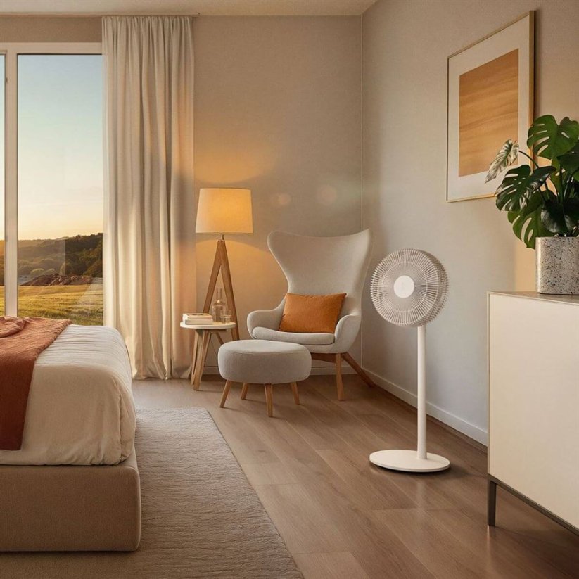 Stojanový ventilátor Stadler Form Finn Mobile s nabíjaním