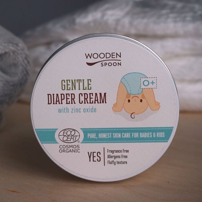 Organski maslac s cinkom za umirenje kože i protiv afti Wooden Spoon 100 ml