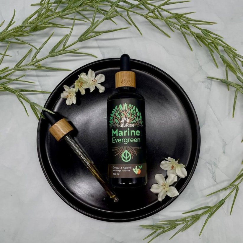 NatuRise Omega 3 olej z mořských řas 100 ml Vegan