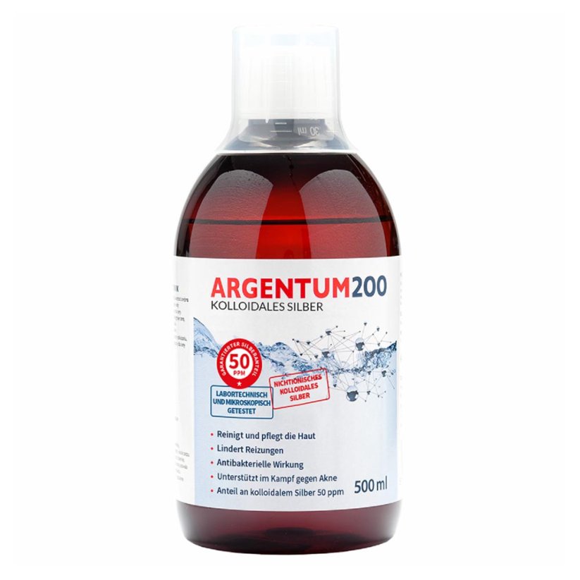 Aura Herbals koloidní stříbro 50 ppm Argentum200® 500ml