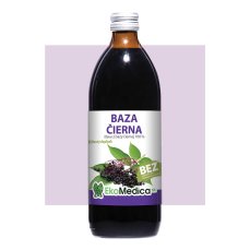 EkoMedica Čierna baza 100% prírodná šťava, 500 ml