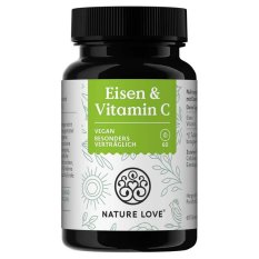 Nature Love Željezov bisglicinat 20mg + vitamin C 40mg 60 tableta Nature Love Željezov bisglicinat 20mg + vitamin C 40mg 60 tableta