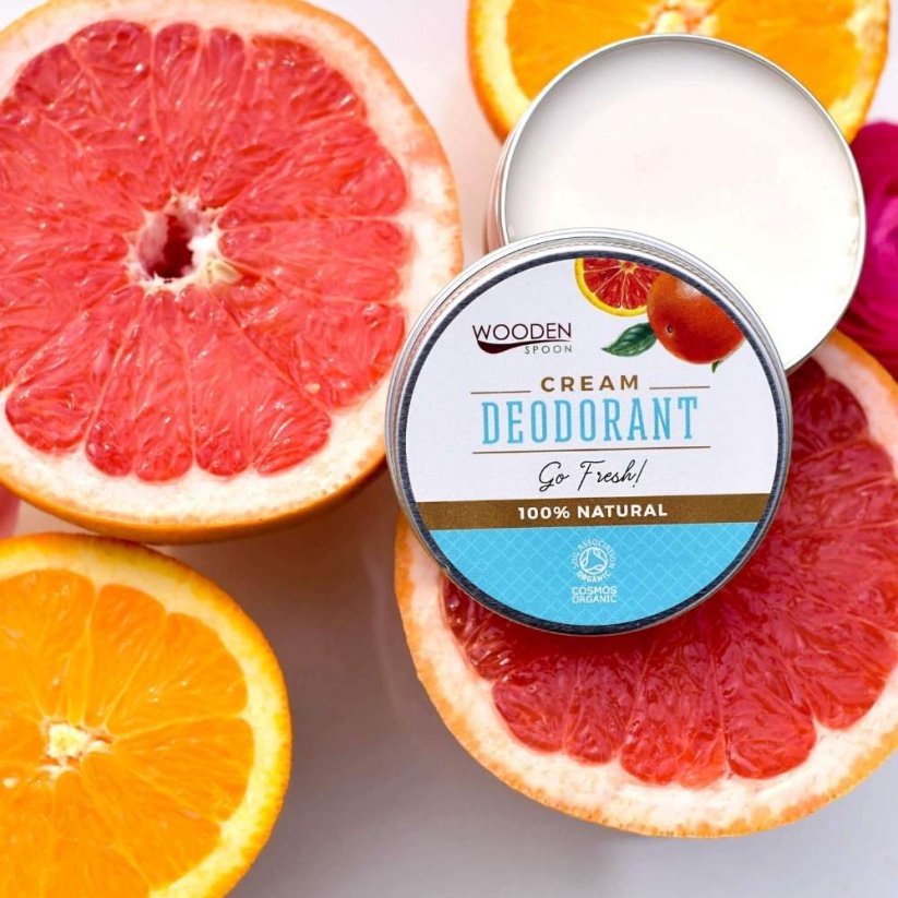 Prírodný krémový deodorant Go Fresh! Wooden Spoon 60 ml