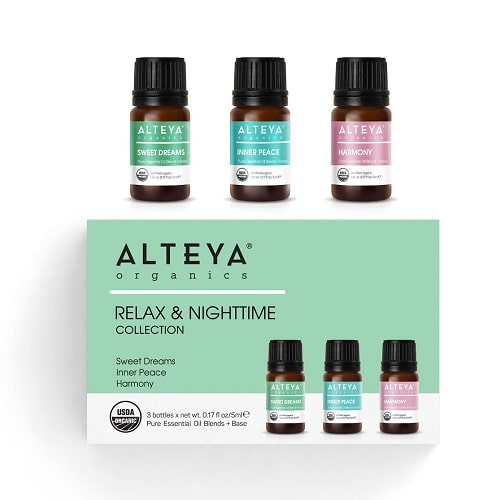 Set eteričnih ulja "noćno opuštanje" Alteya Organics (3 x 5 ml)