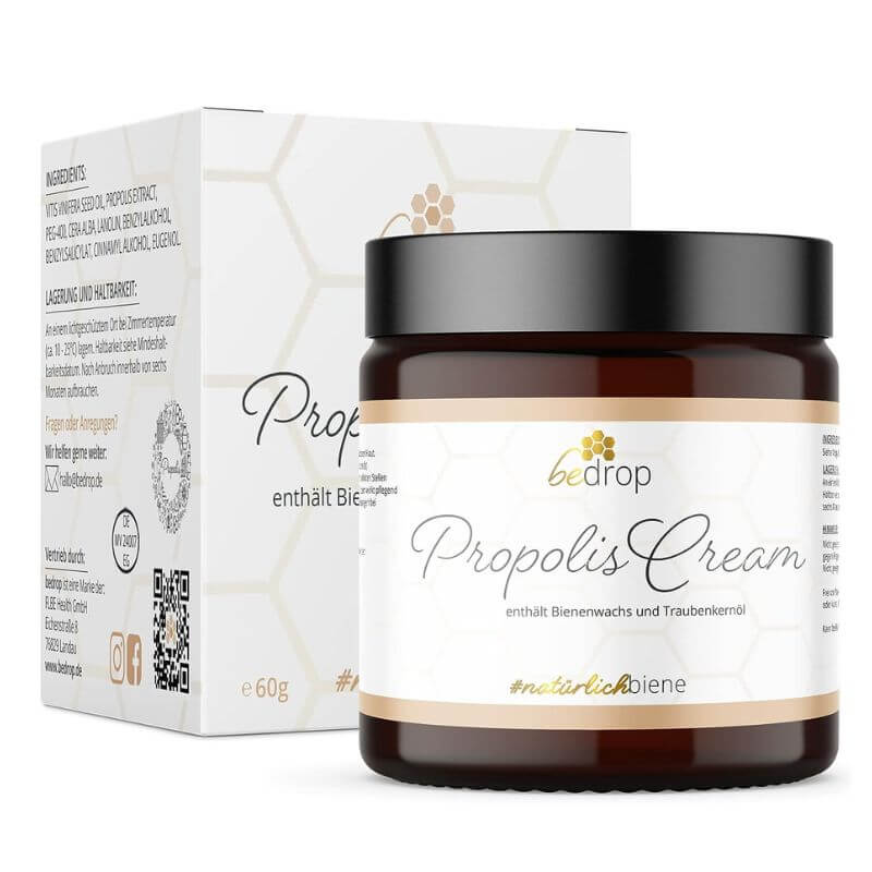 Bedrop propolis krema s pčelinjim voskom i uljem sjemenki grožđa, 60g