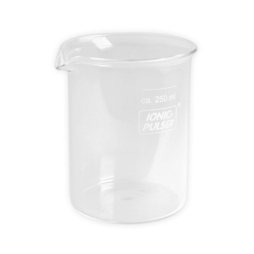 Medionic, sklenice pro Ionic-Pulser s výlevkou, 250 ml (nízká forma)