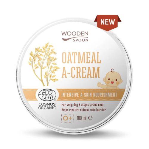 Umirujuća krema od zobenih pahuljica za atopijski ekcem Wooden Spoon 100 ml