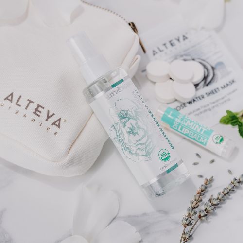 Růžová voda z bielej ruže Alteya Organics 100 ml