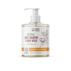 Dječji gel za tuširanje i šampon za kosu 2u1 Cotton Kiss Wooden Spoon 300ml