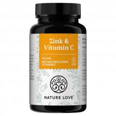 Nature Love Zinek + Vitamin C z Aceroly 120 kapslí