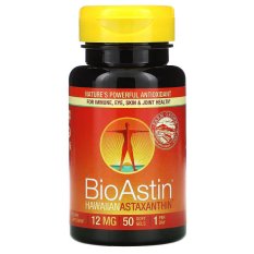 Nutrex Hawaii, BioAstin Havajský Astaxanthin 12 mg, 50 gelových kapslí Nutrex Hawaii, BioAstin Havajský Astaxanthin 12 mg, 50 gelových kapslí