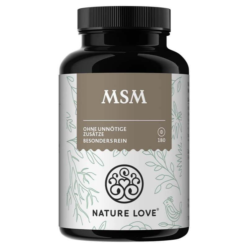 Nature Love MSM 2000mg + Vitamín C 180 tabliet Vegan