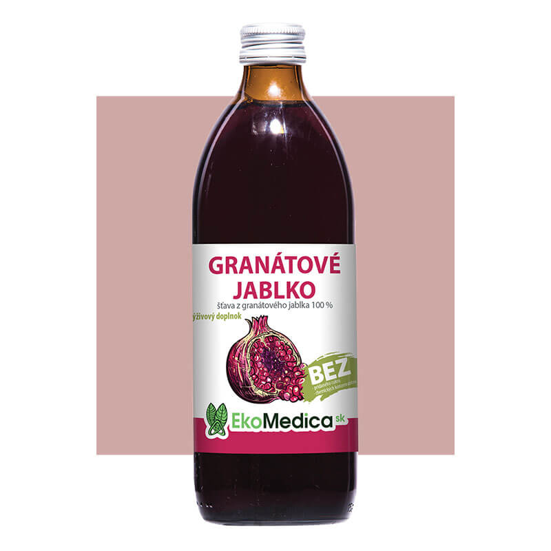 EkoMedica 100% Nar sok, 500 ml
