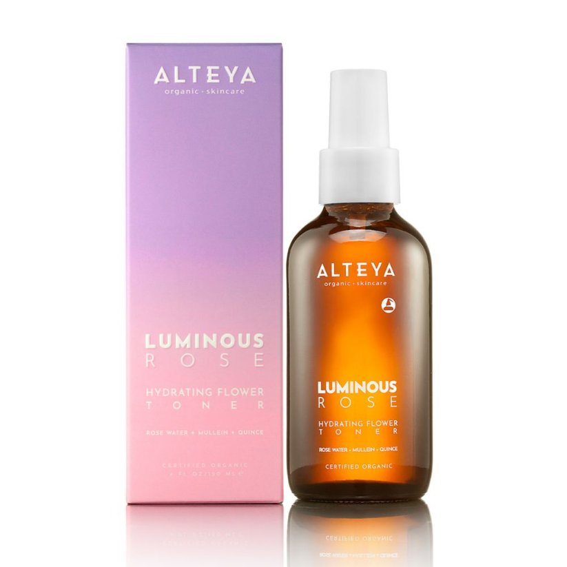 Hidratantni cvjetni tonik Luminous Rose Alteya Organics 120 ml