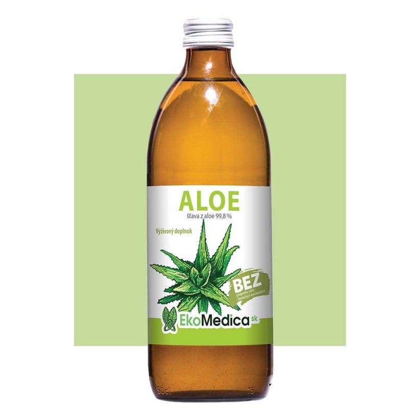 EkoMedica Aloe 99,8% prirodni sok, 500 ml