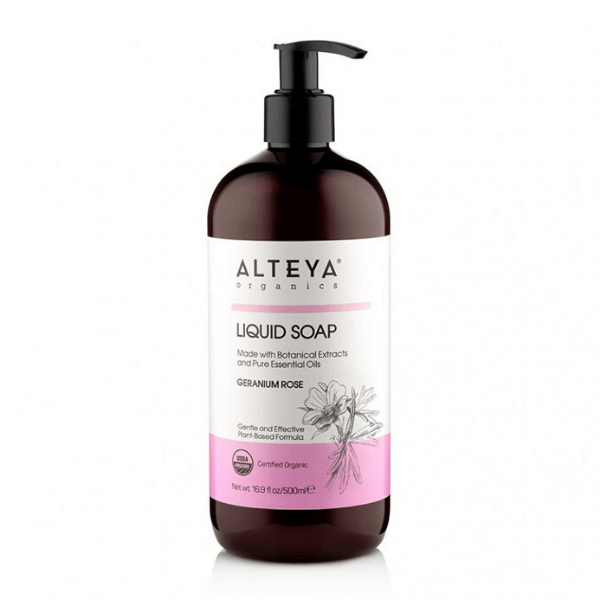 Muškatni oraščić i ruža tekući sapun Alteya Organics 500 ml