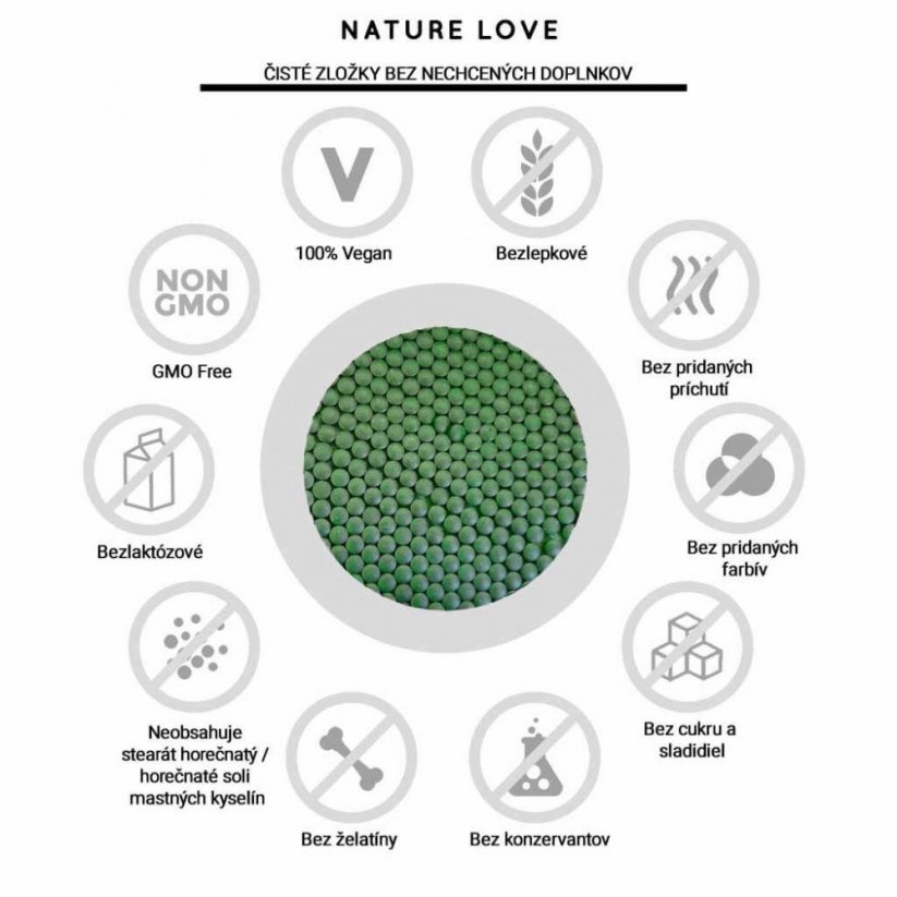 Nature Love BIO spirulina + BIO chlorella 500 tablet