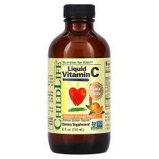 ChildLife Essentials, tekutý vitamín C, přírodní pomeranč, 118 ml ChildLife Essentials, tekutý vitamín C, přírodní pomeranč, 118 ml