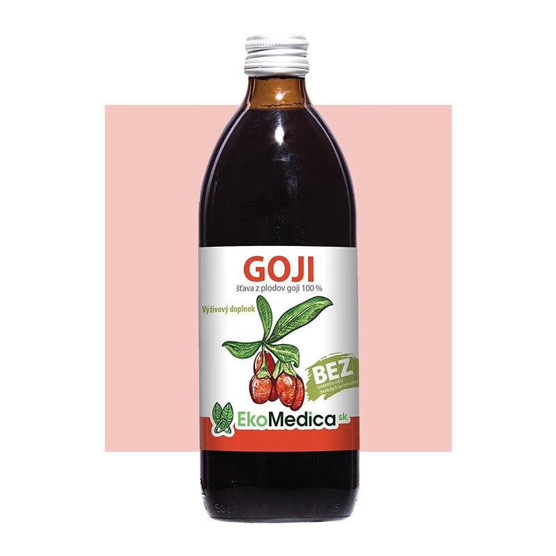 EkoMedica 100%  Goji sok, 500 ml
