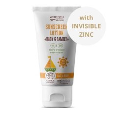 Losion za tijelo za sunčanje u tubi Baby & Family SPF 30 Wooden Spoon 150 ml