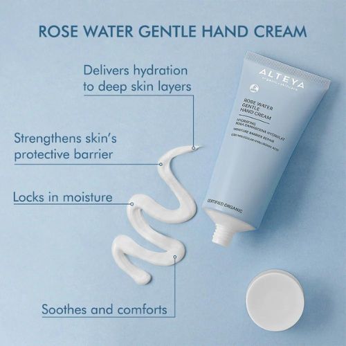 Hydratační krém na ruce s růžovou vodou Alteya Organics 30ml