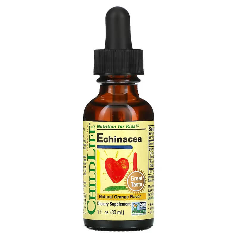 ChildLife Essentials, Echinacea pro děti, přírodní pomeranč, kapky 30 ml