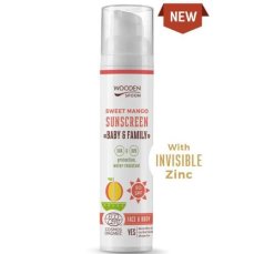 Opalovací tělové mléko Mango Baby & Family SPF50 Wooden Spoon 100ml