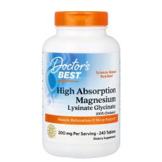 Doctor's Best High Absorption Magnesium, 240 tablet