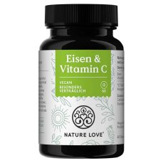 Nature Love Železo 40mg + Vitamin C 40mg 60 tablet