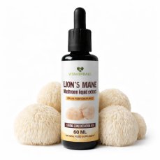 Vitaherbals Lion’s Mane (Hericium) tekutý extrakt 40:1, 60 ml