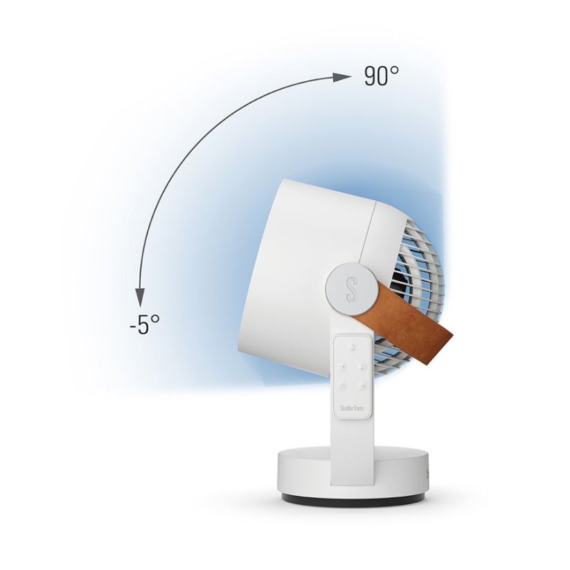 Stolový ventilátor Stadler Form Leo s 3D osciláciou