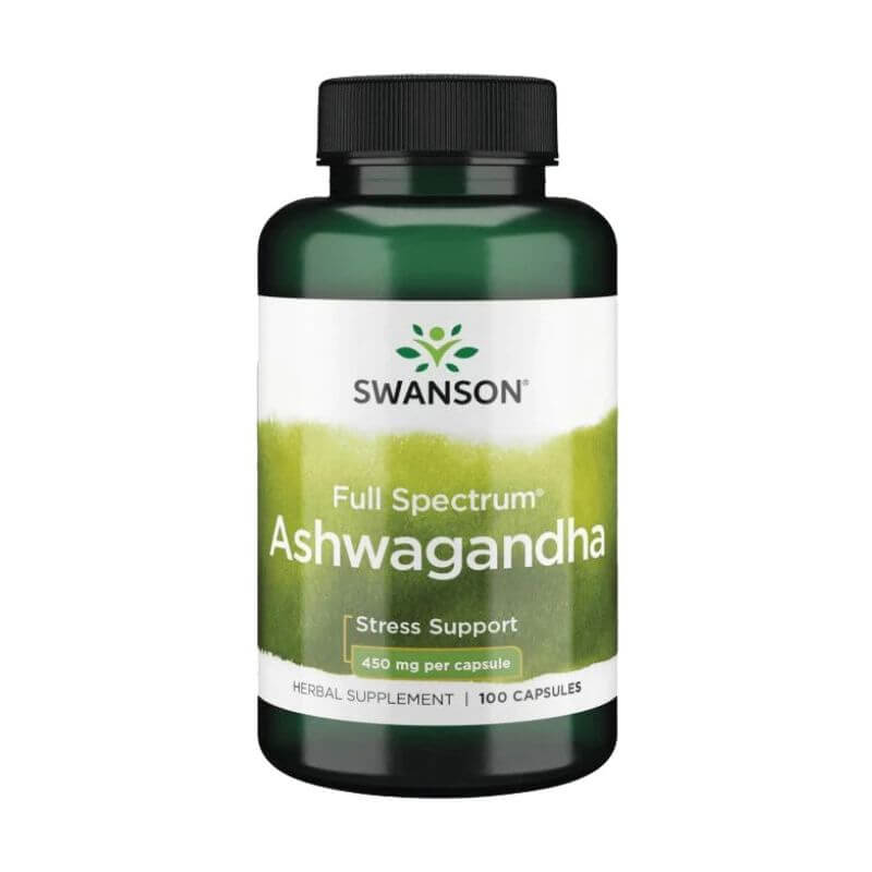 Swanson Full Spectrum Ashwagandha, 450mg, 100 kapslí