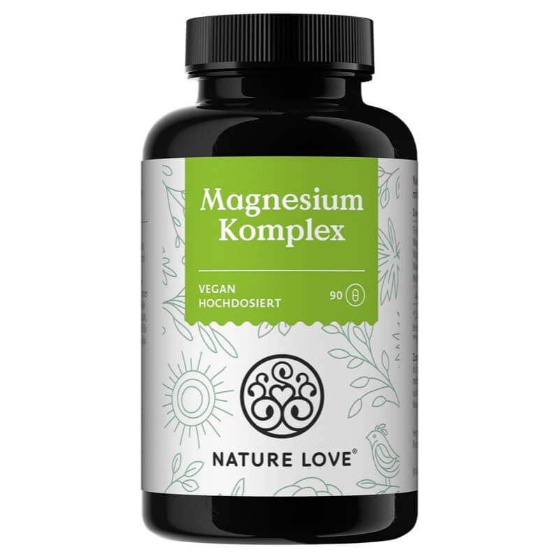 Nature Love Magnézium komplex 400mg elementárního hořčíku, 90 kapslí