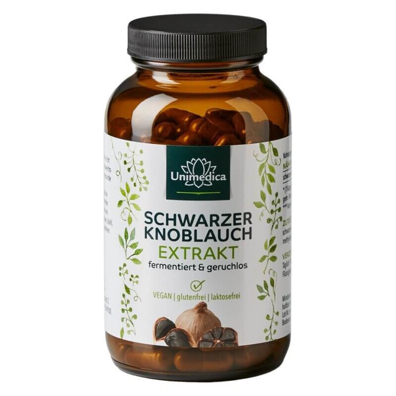 Unimedica Fermentirani crni češnjak 600 mg, 180 kapsula