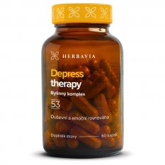 Herbavia Depress therapy, bylinný komplex, 60 kapsúl