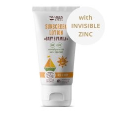 Losion za tijelo za sunčanje u tubi Baby & Family SPF 30 Wooden Spoon 150 ml
