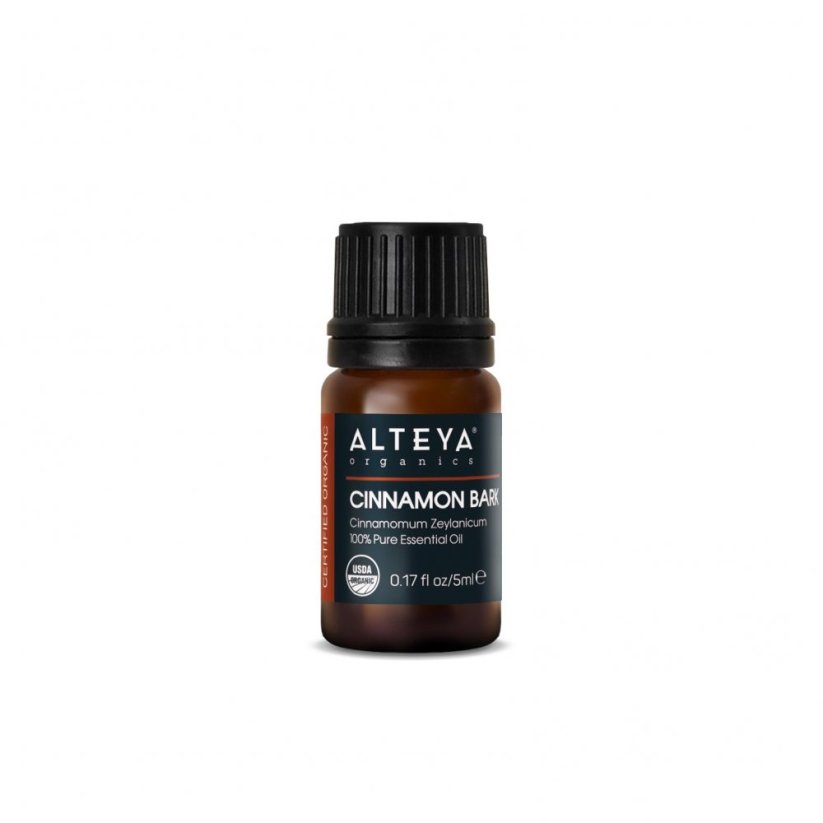 Olej zo škorice cejlónskej (kôra) 100% Bio Alteya 5 ml