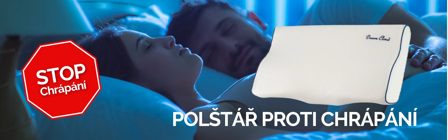 Polštář proti chrápání