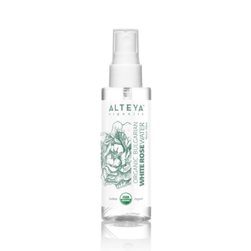 Růžová voda z bílé růže bio Alteya 100 ml