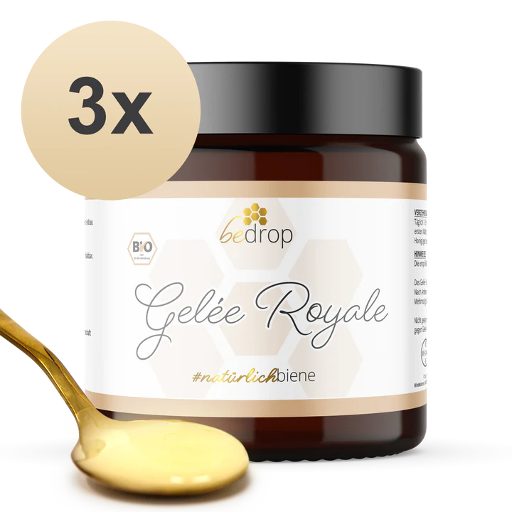 3x Bedrop Royal Jelly Bio svježa matična mliječ, 100g