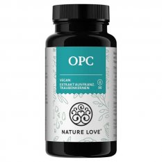 Nature Love OPC extrakt z hroznových jadier + Vitamín C 90 kapsúl