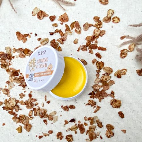 Umirujuća krema od zobenih pahuljica za atopijski ekcem Wooden Spoon 15 ml