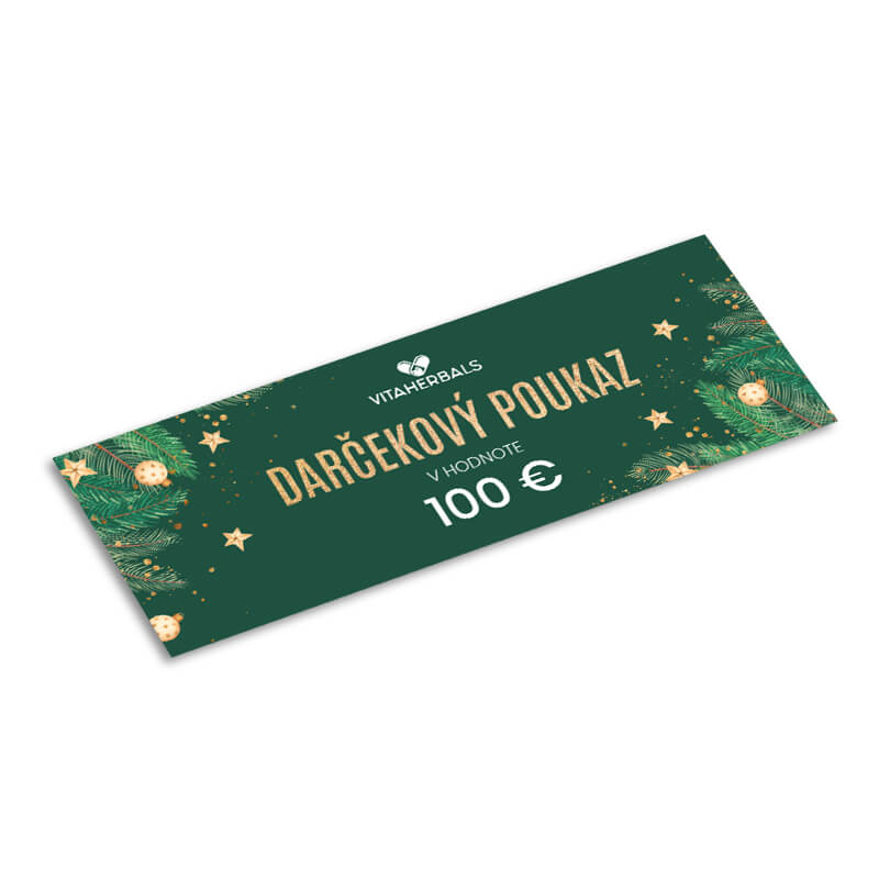 Vitaherbals elektronický darčekový poukaz - Hodnota: 100 €