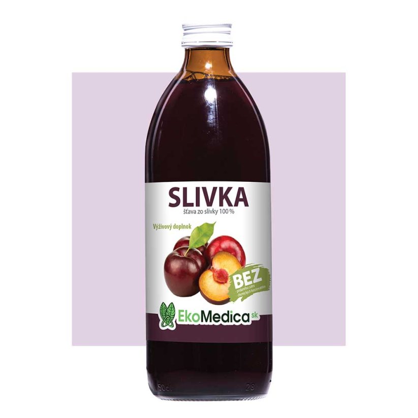 EkoMedica 100% Šljiva sok, 500 ml